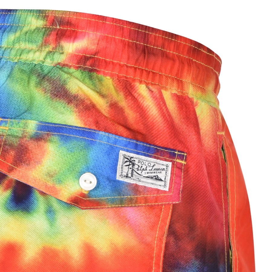 Alternative Image for ProductRalph Lauren Traveller Tie Dye Swim Shorts Red3